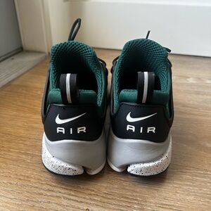 CUSTOM Nike Air Dark Green Black Grey White Women's Size 9 Tennis Shoes
